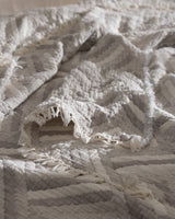 100% Cotton Double Bedspread - Soft & Versatile Design