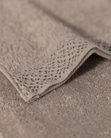 Angelique Dark Beige Face Towel - Soft & Absorbent Cotton