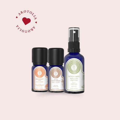Essential Oil & Hydrosol Set - Revitalizing Aromatherapy & Skin Tonic