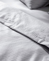 100% Cotton Dobby Weave Bedding Set - Full/Queen - Light Gray