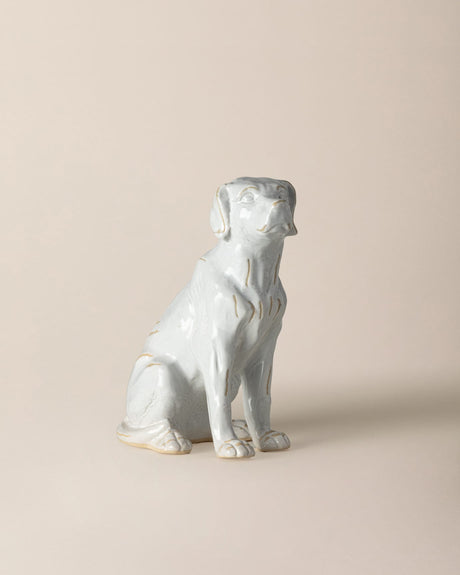 Ceramic Decorative Figurine - Modern Soft Grey Accent