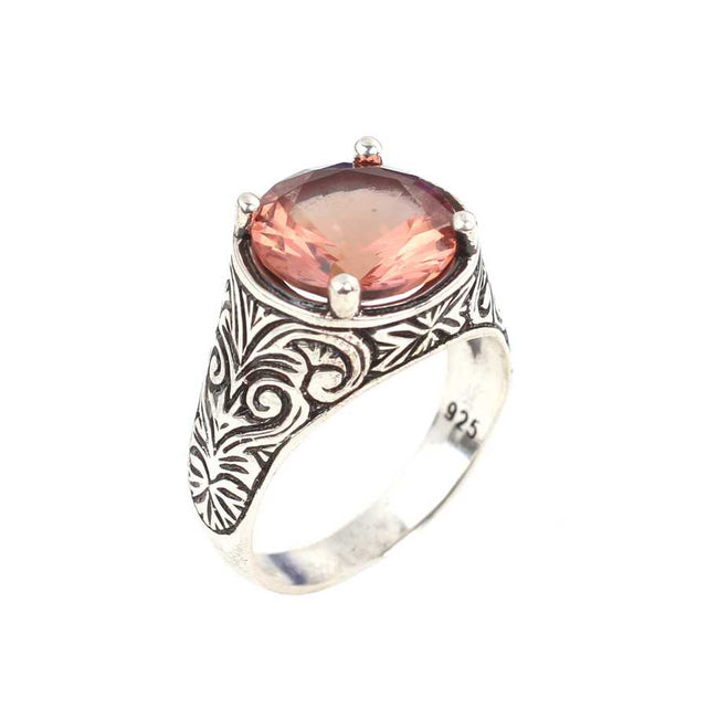925 Sterling Silver Zultanite Men's Ring - Captivating Gemstone