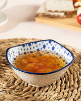 New Bone China Small Bowl - Dreamy Blue Motif