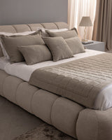 Luxury Mink Bed Runner & Decorative Pillow Set