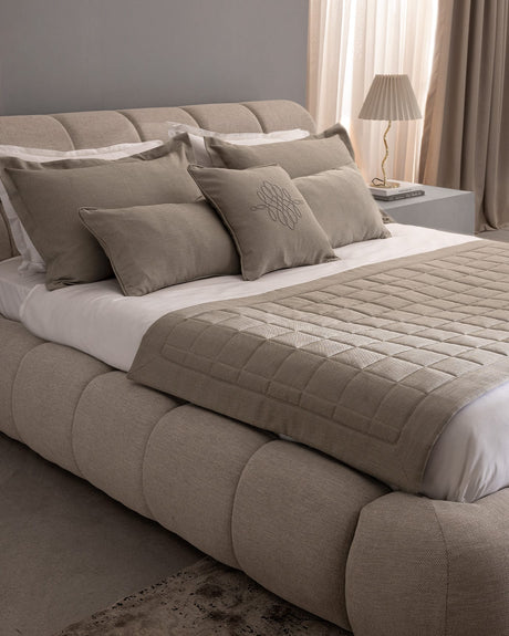 Luxury Mink Bed Runner & Decorative Pillow Set