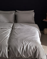 Clarette Bamboo Sateen King Size Duvet Cover Bedding Set