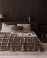 Montjalin Double Bedspread Set - Quilted Bed Cover with Pillow Shams