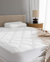 Double Size Fitted Cooling Mattress Protector - Breathable Pad