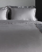 King Size Bamboo Sateen Duvet Cover Bedding Set - Ultra Soft & Luxurious