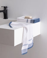 Soft & Absorbent Cotton Blend Hand Towel Set - Luth Design (4-Piece)