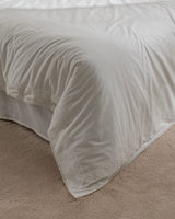 Kaviera Embroidered 100% Cotton Double Size Duvet Cover Bedding Set