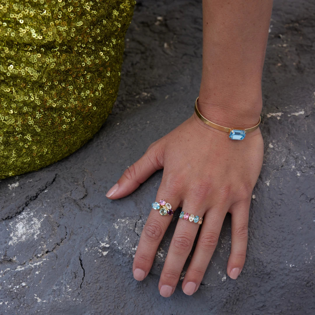 Elegant oval armbånd - dristigt afrundet design til tidløs stil