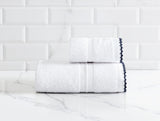 Bellamy Crocheted Hand Towel - Soft, Absorbent & Decorative