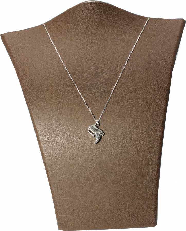 925 Sterling Silver Boot Pendant Necklace - Playful Charm