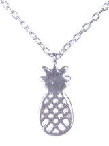 Premium Sterling Silver Pineapple Pendant Necklace