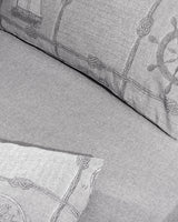 Viscose-katoenmix Dubbel Dekbedovertrekset - Etretat Jacquard