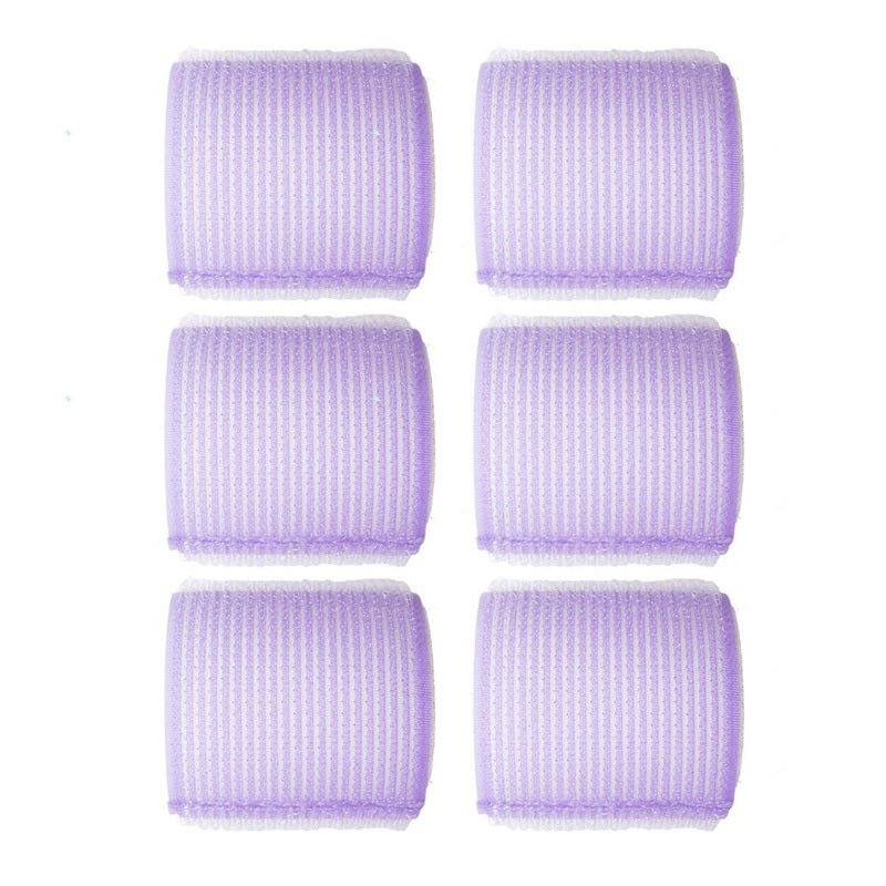 6 - Pack Sponge Velcro Hair Rollers for Heatless Curls - TryAladdin
