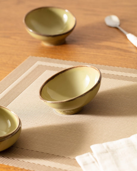 Porcelain Serving Bowl - Artisanal Organic Shape for Modern Tables