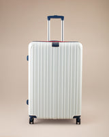 Large White Chest Style Travel Luggage Suitcase