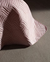 King Size Printed Bedspread, Soft Powder Pink Bed Cover, Elegant Bedroom Decor