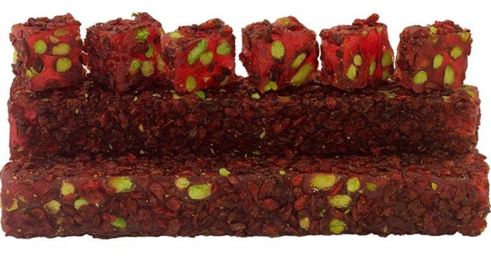 Gourmet Pistachio Strawberry Barberry Turkish Delight