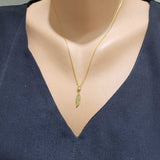 Sterling Silver Feather Pendant Necklace - Minimalist Design