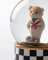 Picard Bear Snow Globe - Whimsical Home Decor Accent