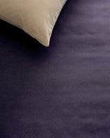 Double Size 100% Cotton Ranforce Flat Sheet - Purple Bedding