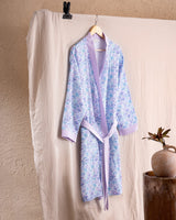 Pure Cotton Muslin Bathrobe - Lightweight & Breathable Comfort
