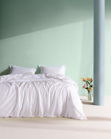 100% Cotton Crepe Single Duvet Cover Set - Soft & Breathable