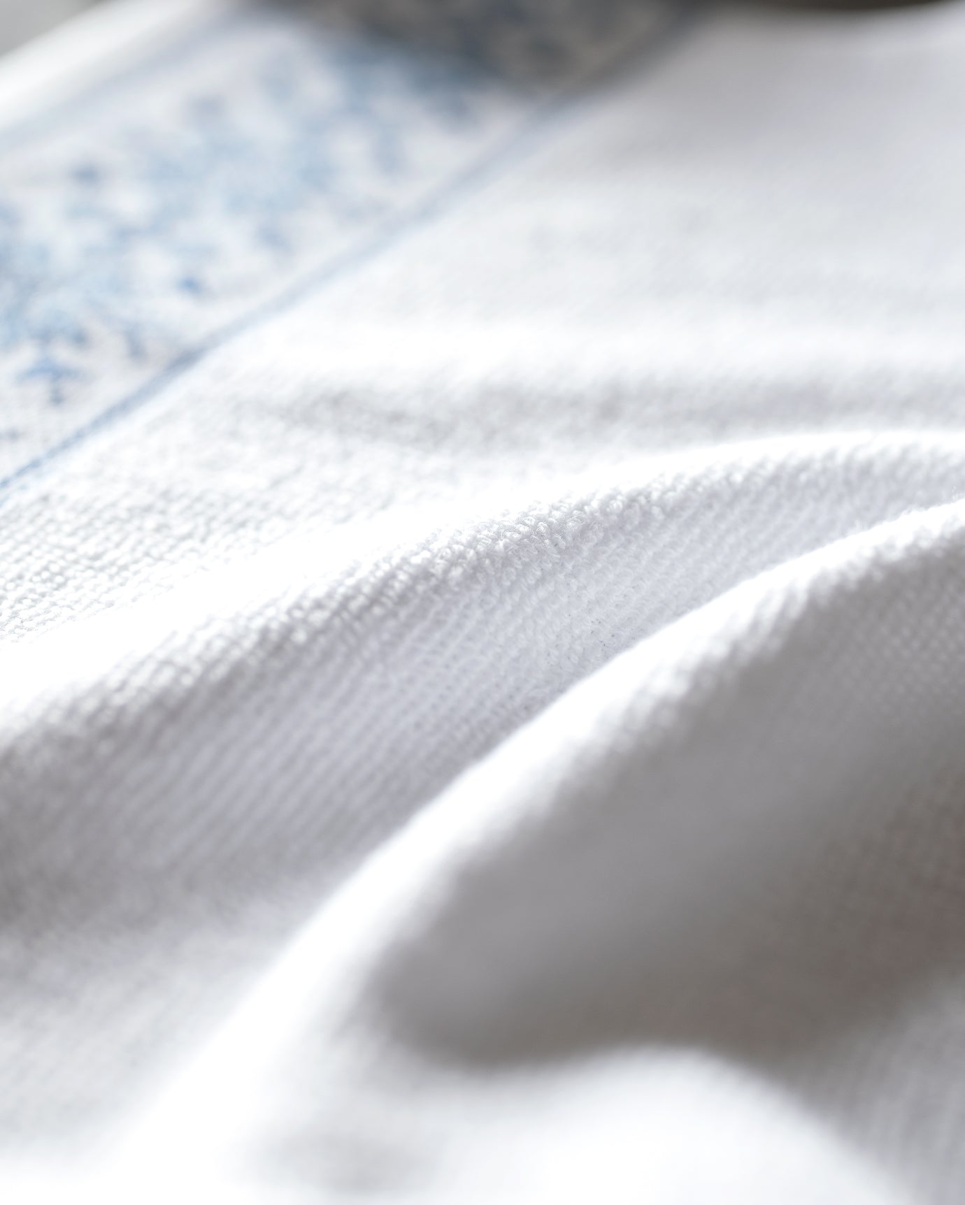 Soft 100% Cotton Hand Towel Set - 4 Pack, White & Grey