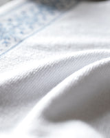 Soft 100% Cotton Hand Towel Set - 4 Pack, White & Grey