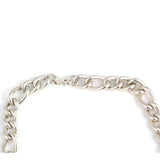925 Sterling Silver Hollow Figaro Chain Necklace - Elegant Everyday