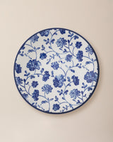 New Bone Serving Plate - Rêve Bleu Floral Design