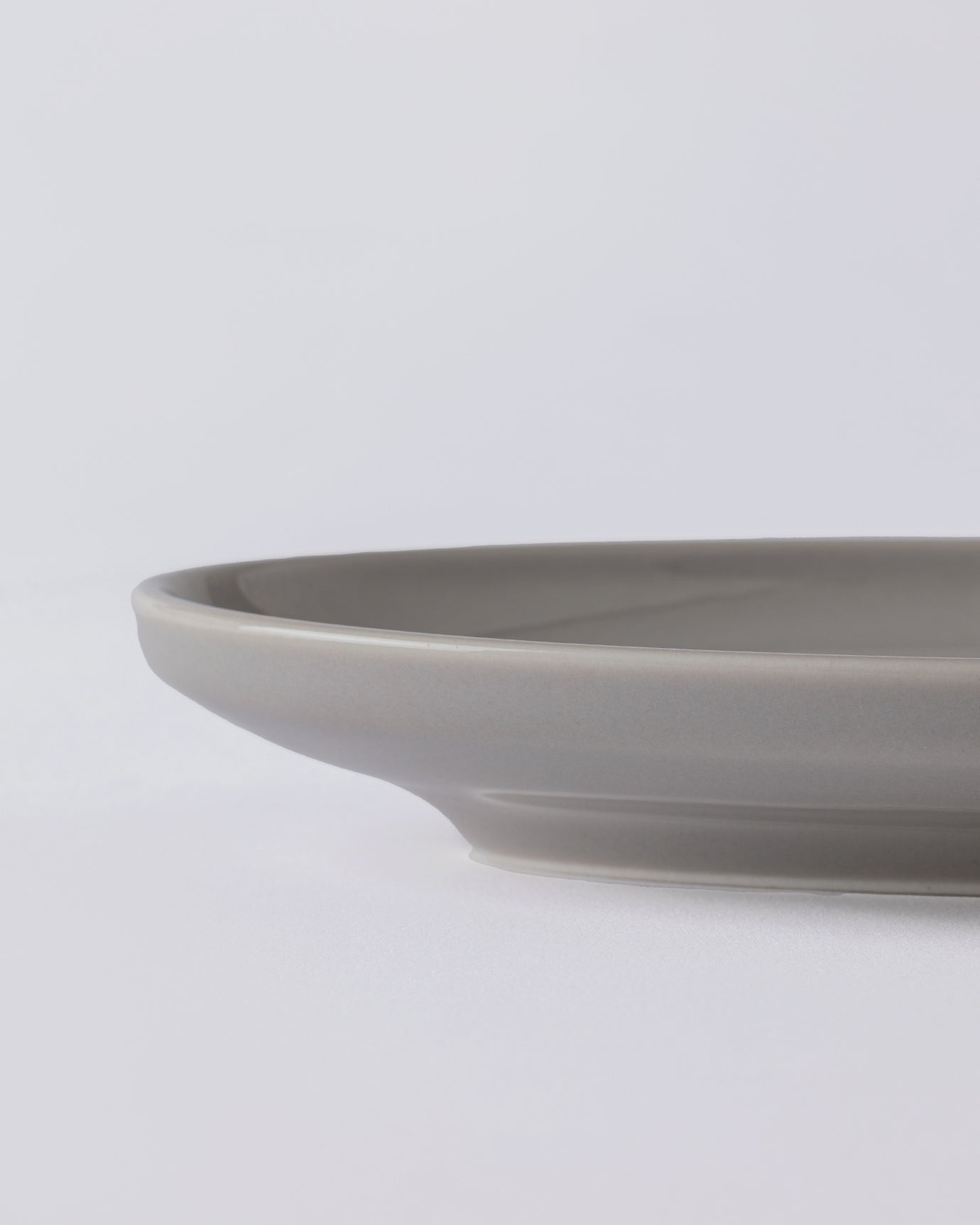 New Bone China Oval Plate - Modern Minimalist