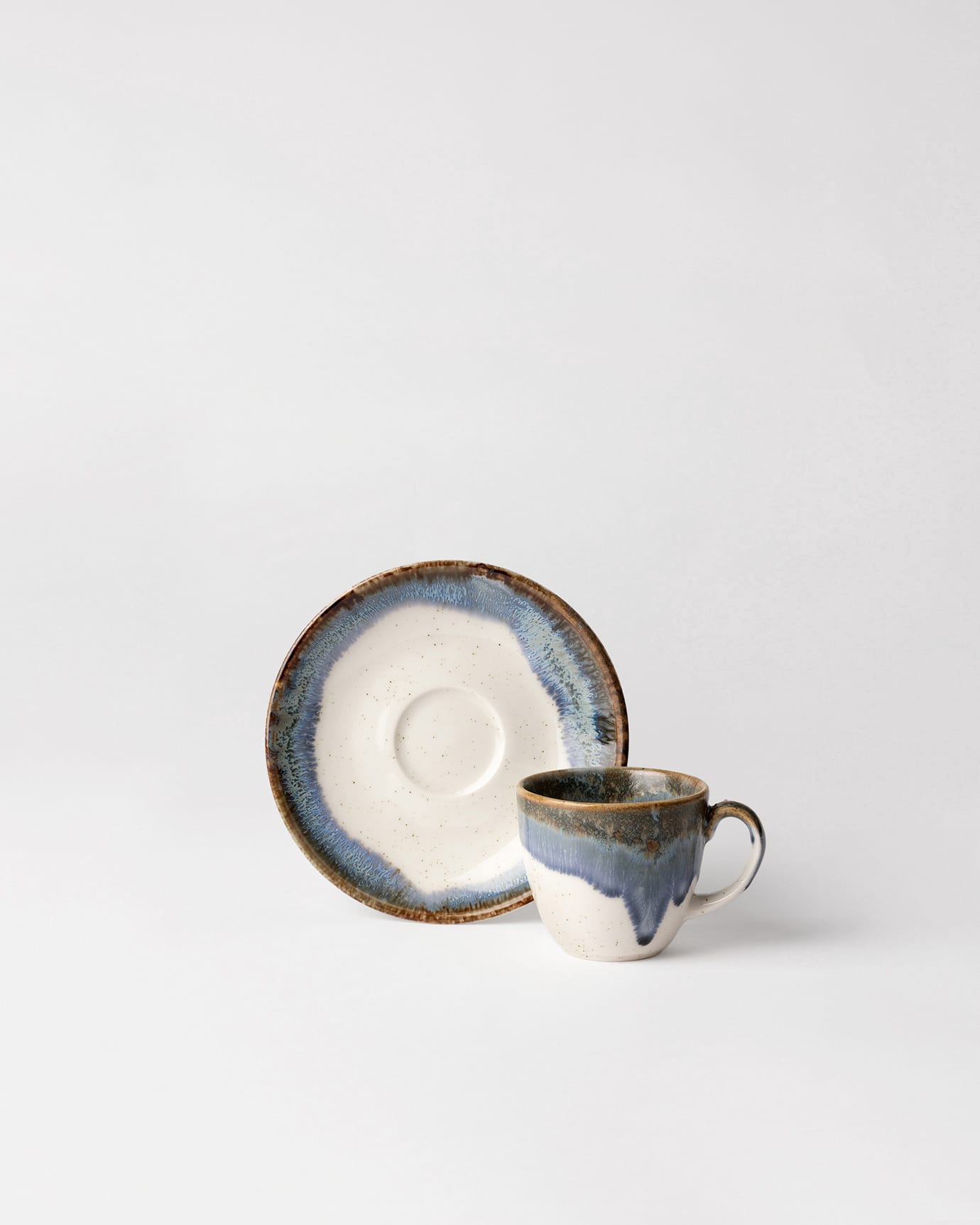 High-Quality Porcelain Coffee Cup Set - Elegant Tableware for Six