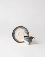 High-Quality Porcelain Coffee Cup Set - Elegant Tableware for Six
