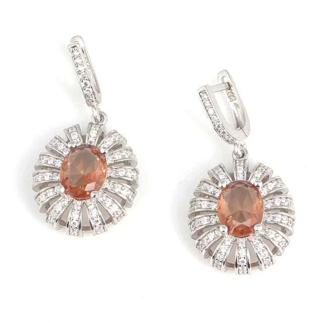 Premium Sterling Silver Oval Zultanite Entourage Earrings