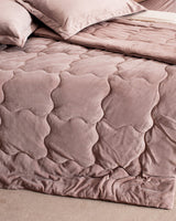 Kaira Twin Bedding Set - Blush Pink Duvet Cover & Sheet Set