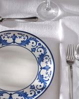 New Bone China Serving Plate - Reve Bleu Nuit Pattern