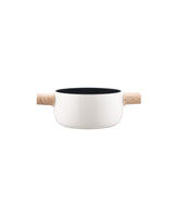 Manon 18 cm White Cooking Pot Saucepan