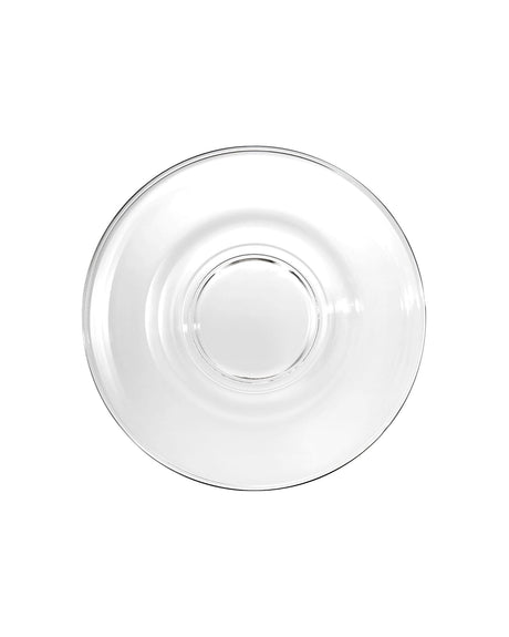 Glass Tea Saucer Set of 6 - Marmion Organically Painted Design
