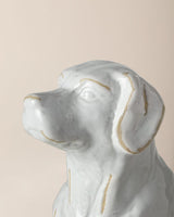 Ceramic Decorative Figurine - Modern Soft Grey Accent
