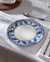 New Bone China Serving Plate - Reve Bleu Nuit Pattern