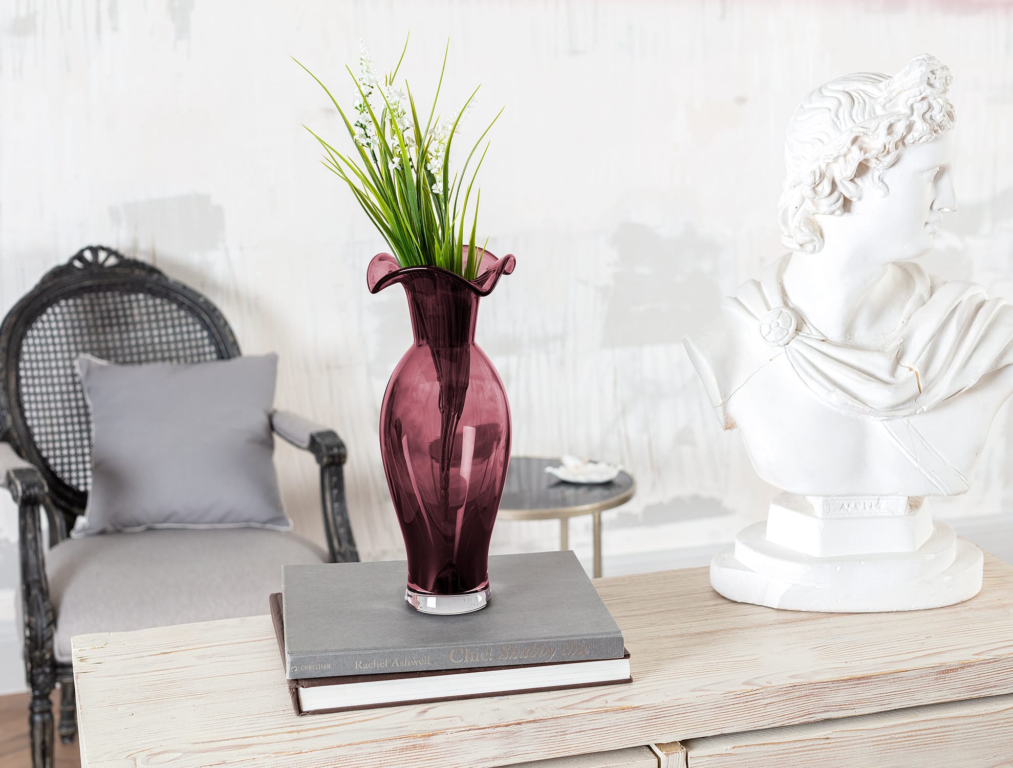 Vase Floral Printemps Jardin - Accent Décoratif pour la Maison