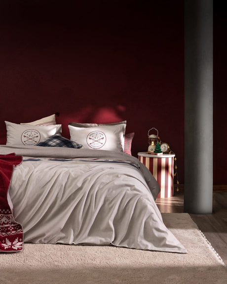 100% Cotton Flannel Double Duvet Cover Set - Cozy Comfort