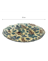 Artisan Glass Plate - Vibrant & Modern Table Setting