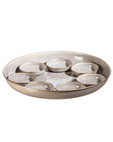 Metal 8-Piece Tableware Set - Modern Minimalist Design