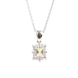 Premium Sterling Silver Citrine Stone Necklace