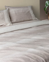 100% Cotton Double Duvet Cover Set - Adelya Crepe Print